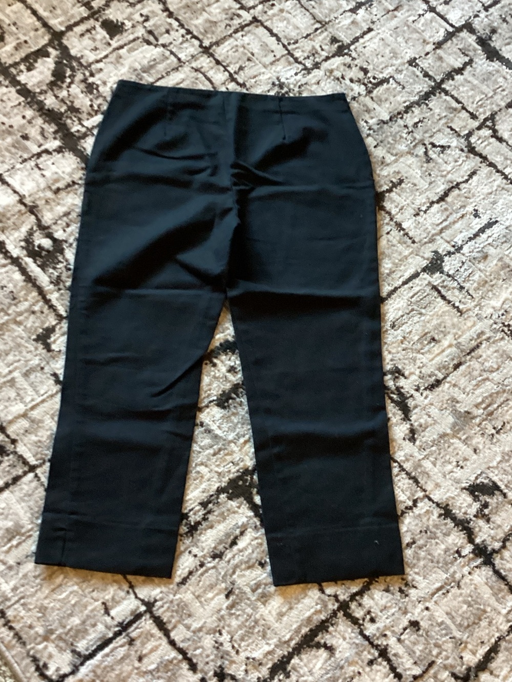 Chico's Black Cropped Dress Capris - Picture 2 of 3